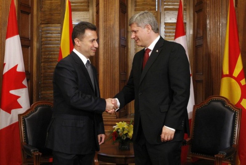 Heads of State Meeting - The Prime Ministers of Canada and the Republic of Macedonia