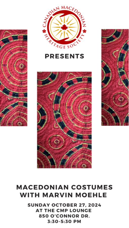 Macedonian Costumes with Marvin Moehle - "“kostumi za obleka Q & A”