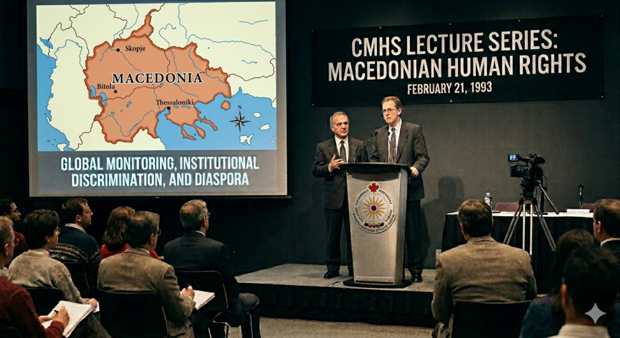 Macedonian Human Rights Lecture with Michael Craig and Trian Dimitriou