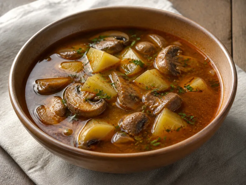Mushroom chorba