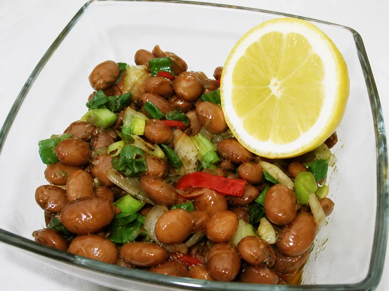 Cold bean salad