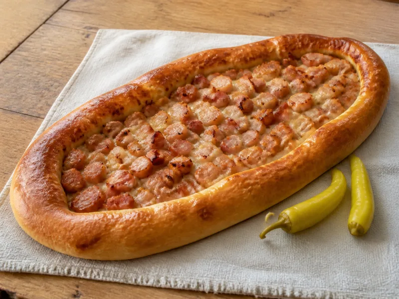 Pastrmajlija (Štip meat bread)