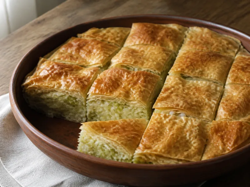 Pita au poireau